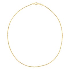 Ico & the Bird Fine Jewelry 22k Gold Handmade Cable Chain