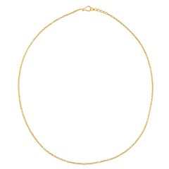 Ico & the Bird Fine Jewelry 22k Gold Handmade Cable Chain 