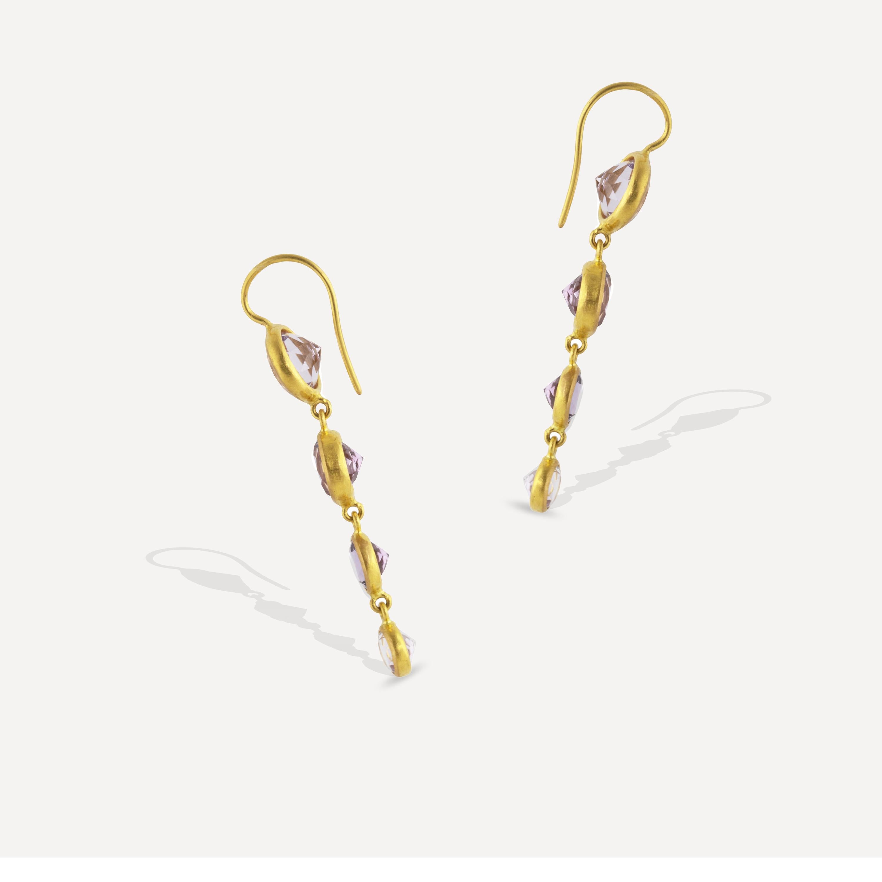 gold earrings 22k yellow gold earrings dangles pair fine jewelry