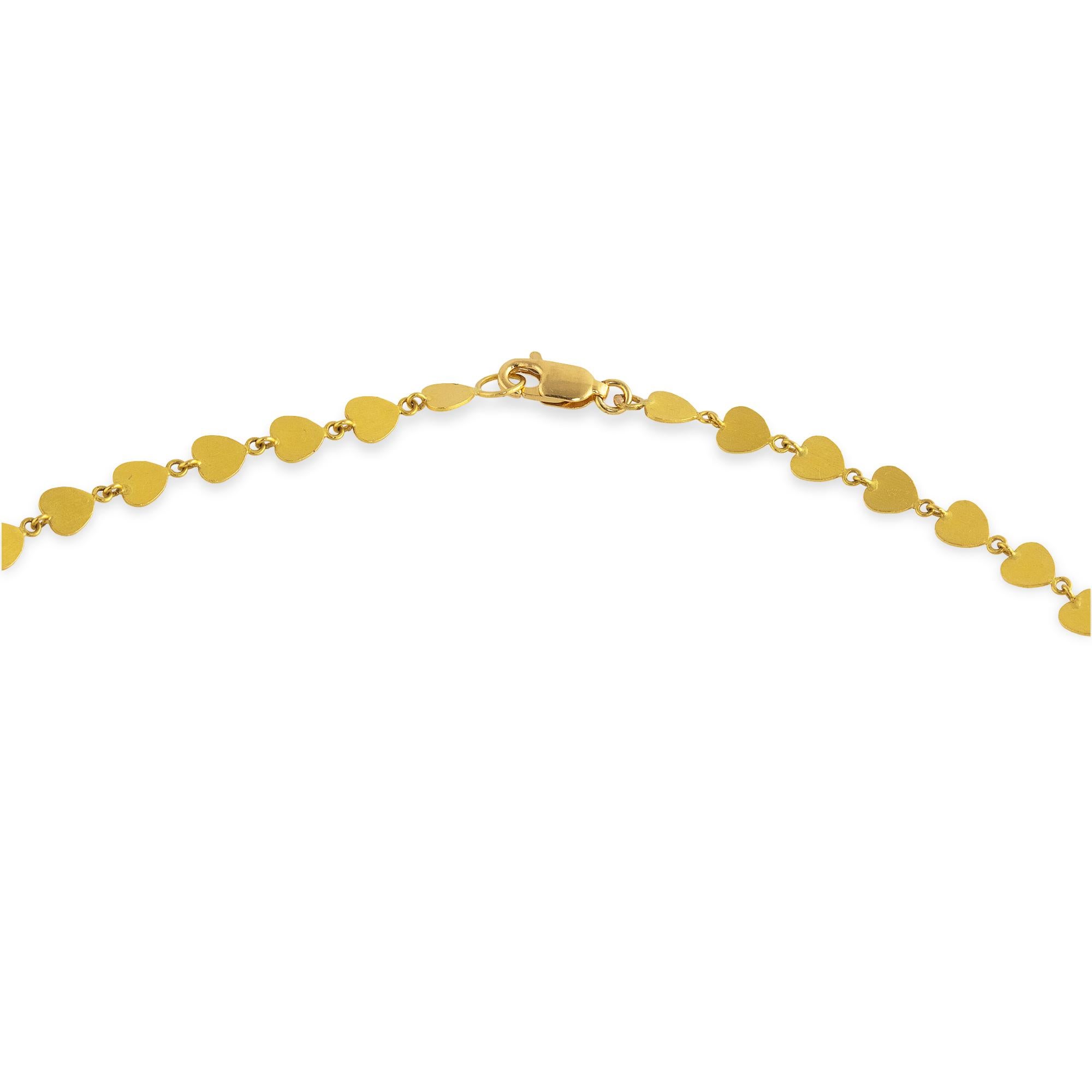 22 k gold choker necklace fine handmade jewelry