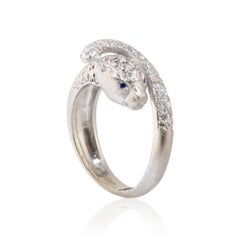 Ico & the Bird Fine Jewelry White Panther .43 carat Diamond Ring