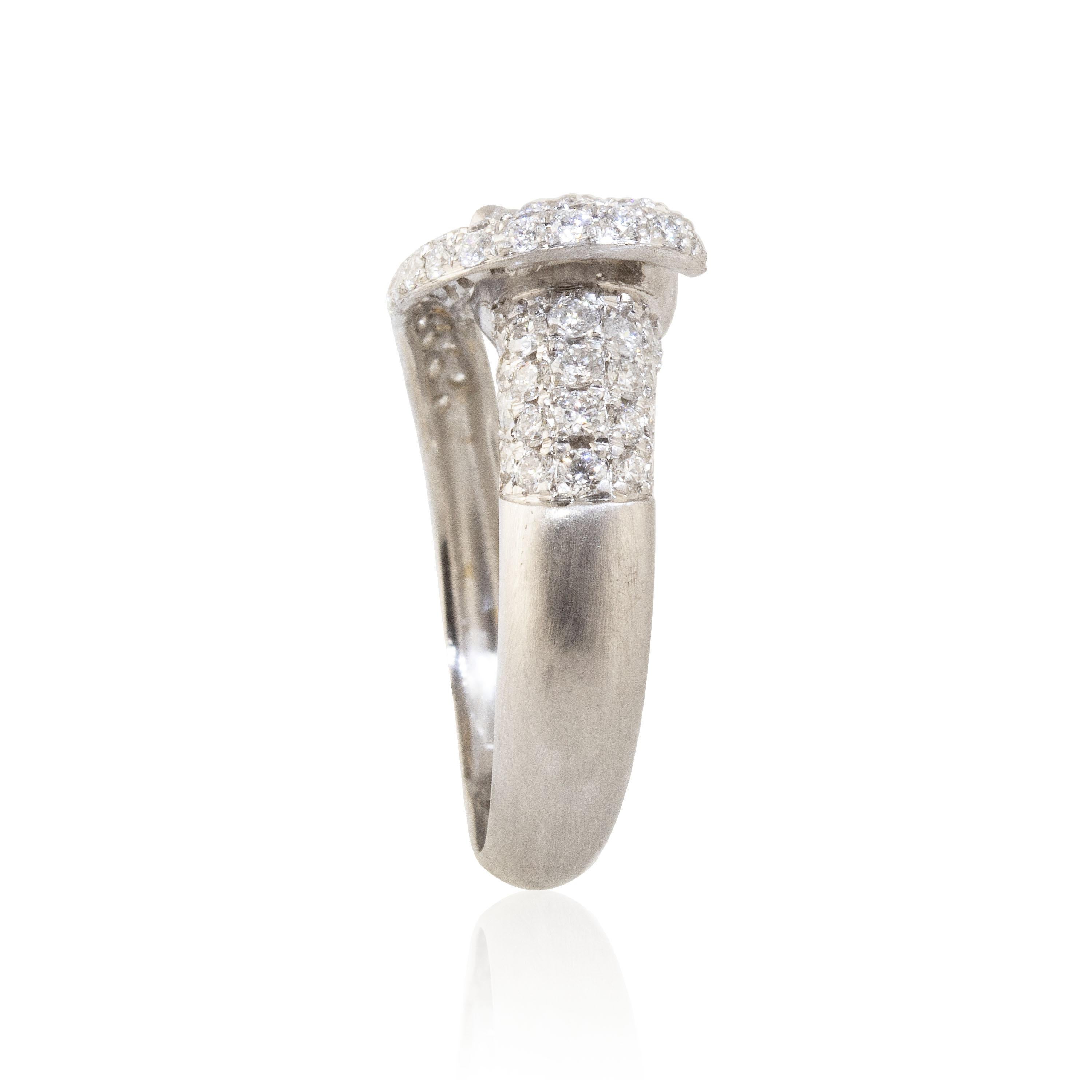 Ico & the Bird Fine Jewelry White Panther .43 carat Diamond Ring 1