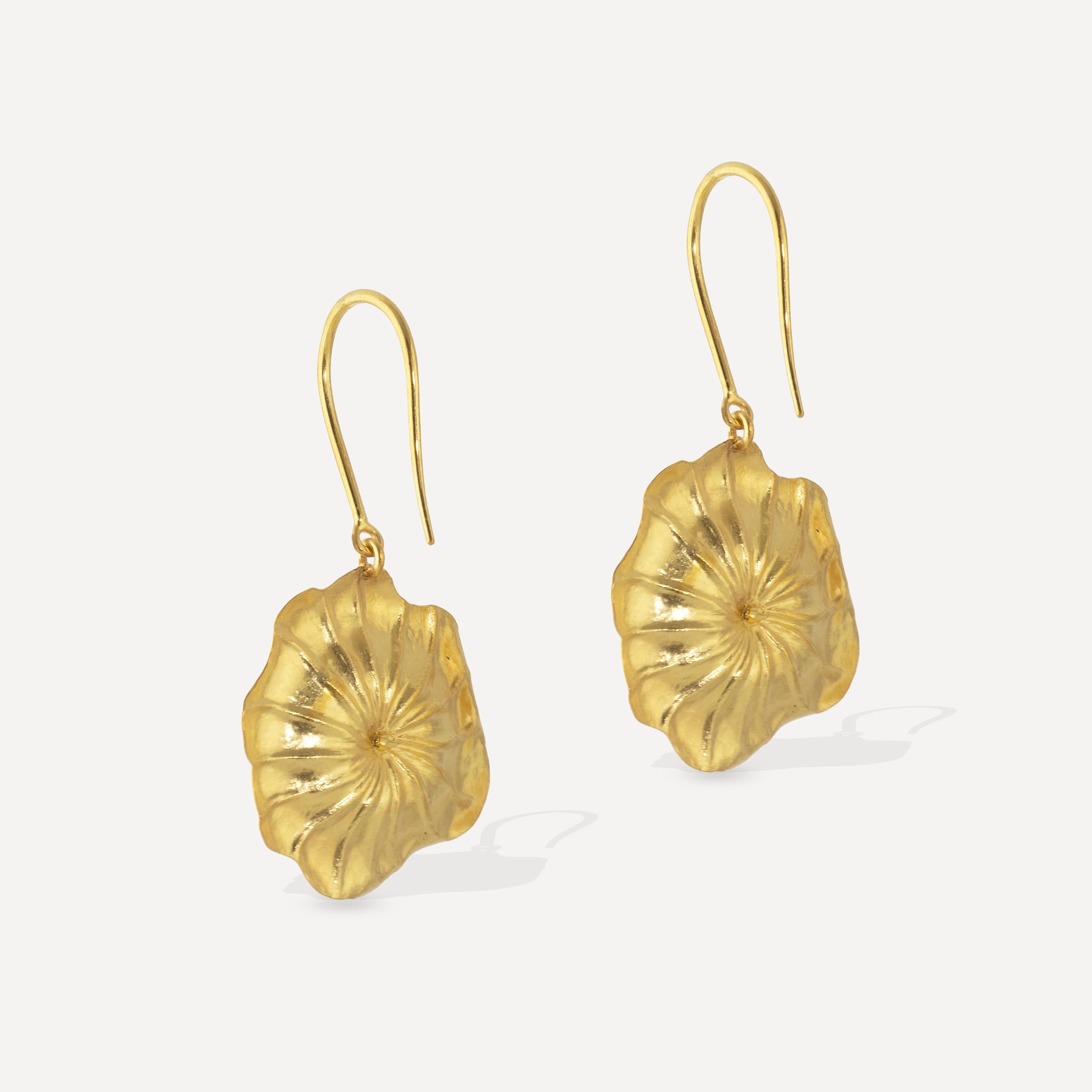 myanmar gold earrings