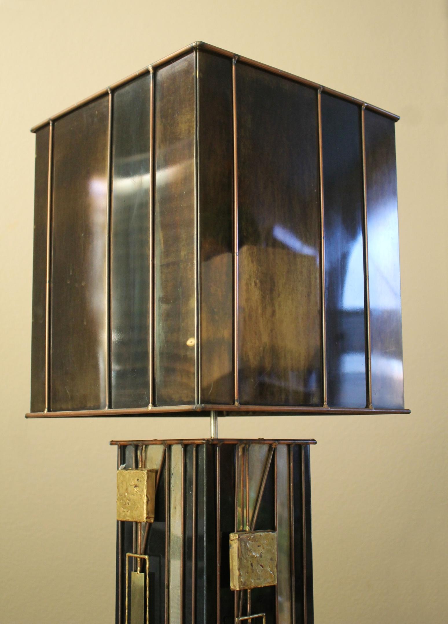 Icon! C. JERE Brutalist Table Lamp! Mid Century Modern Splendor! 1970 MCM Decor In Good Condition For Sale In Peoria, AZ