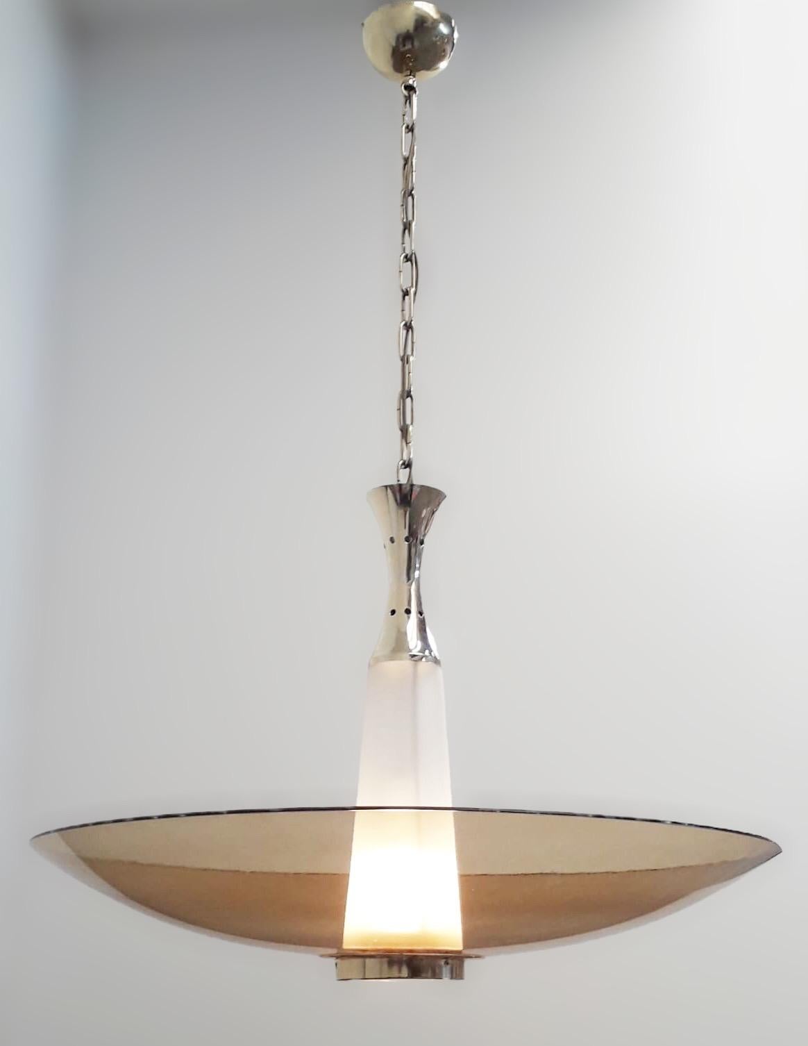 Beveled Icon Chandelier by Fabio Ltd For Sale