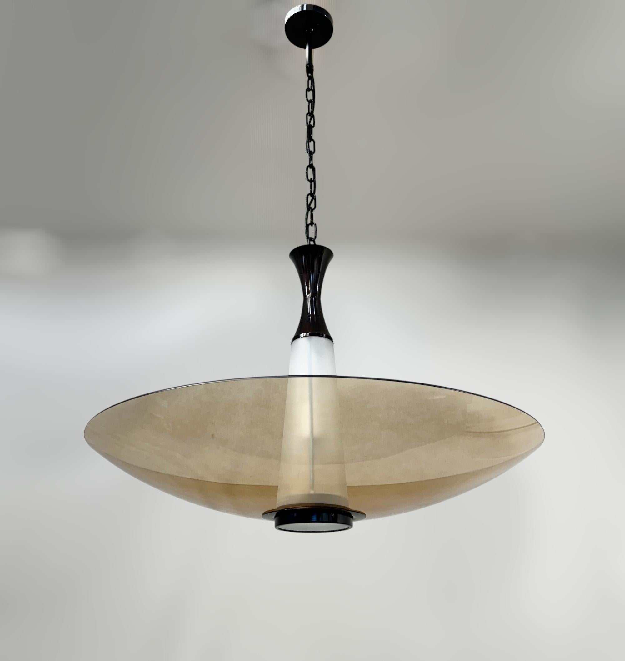 Mid-Century moderno Lampadario Icon di Fabio Ltd in vendita