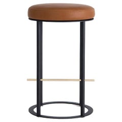 Icon Counter Stools by Phase Design, Leather