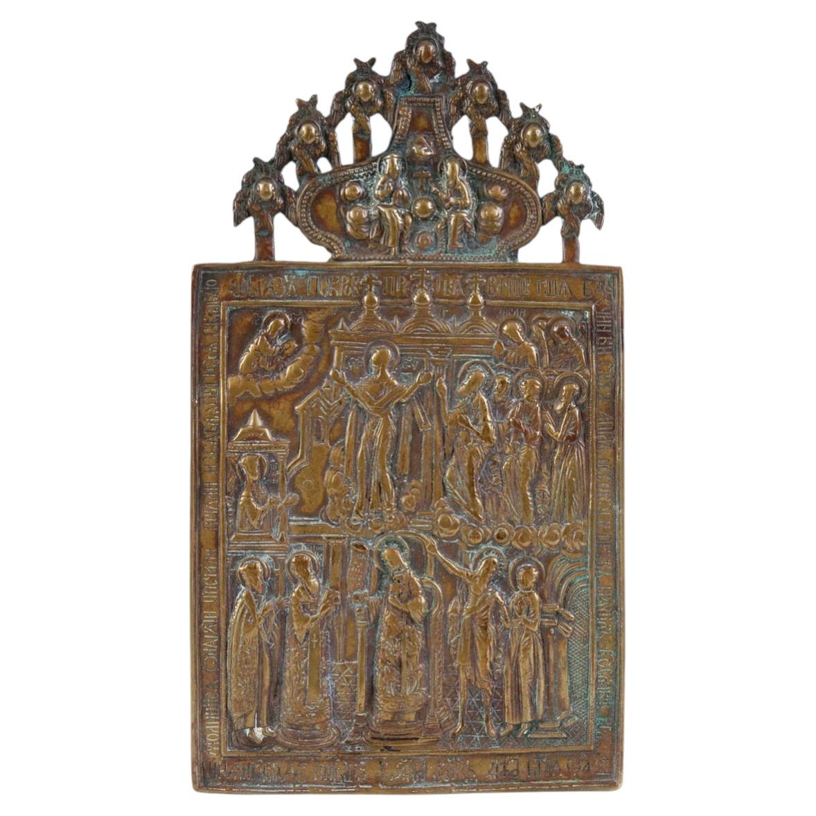 Icon "Intercession of the Theotokos", Russia, End of 18th Century