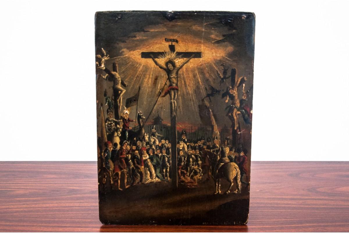 Unknown Icon Jesus Christ Crucified  For Sale