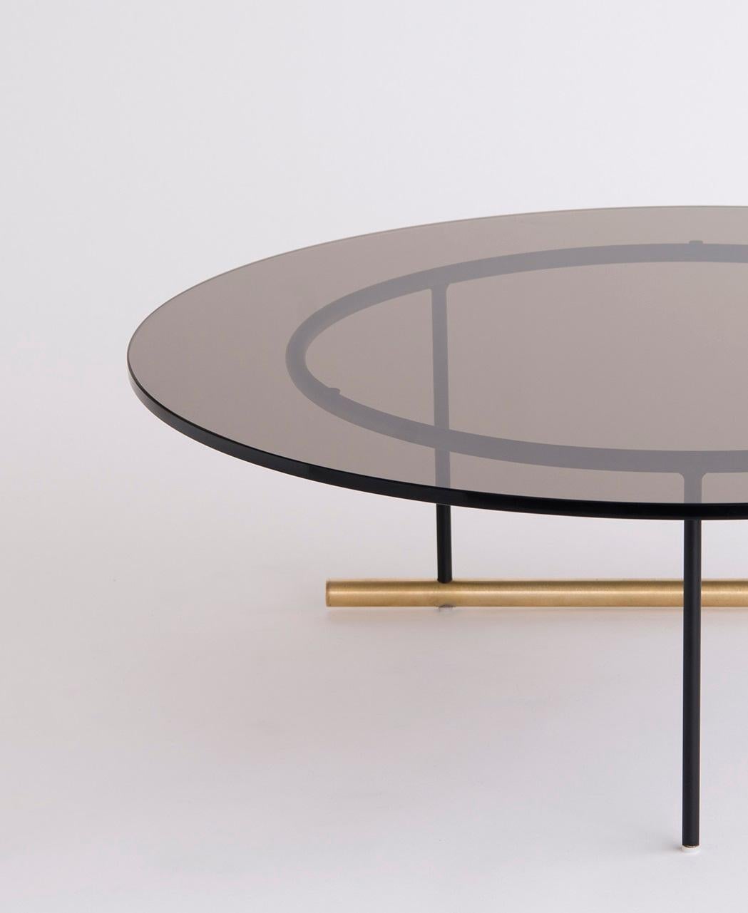 Américain Grande table basse en verre iconique de Phase Design en vente