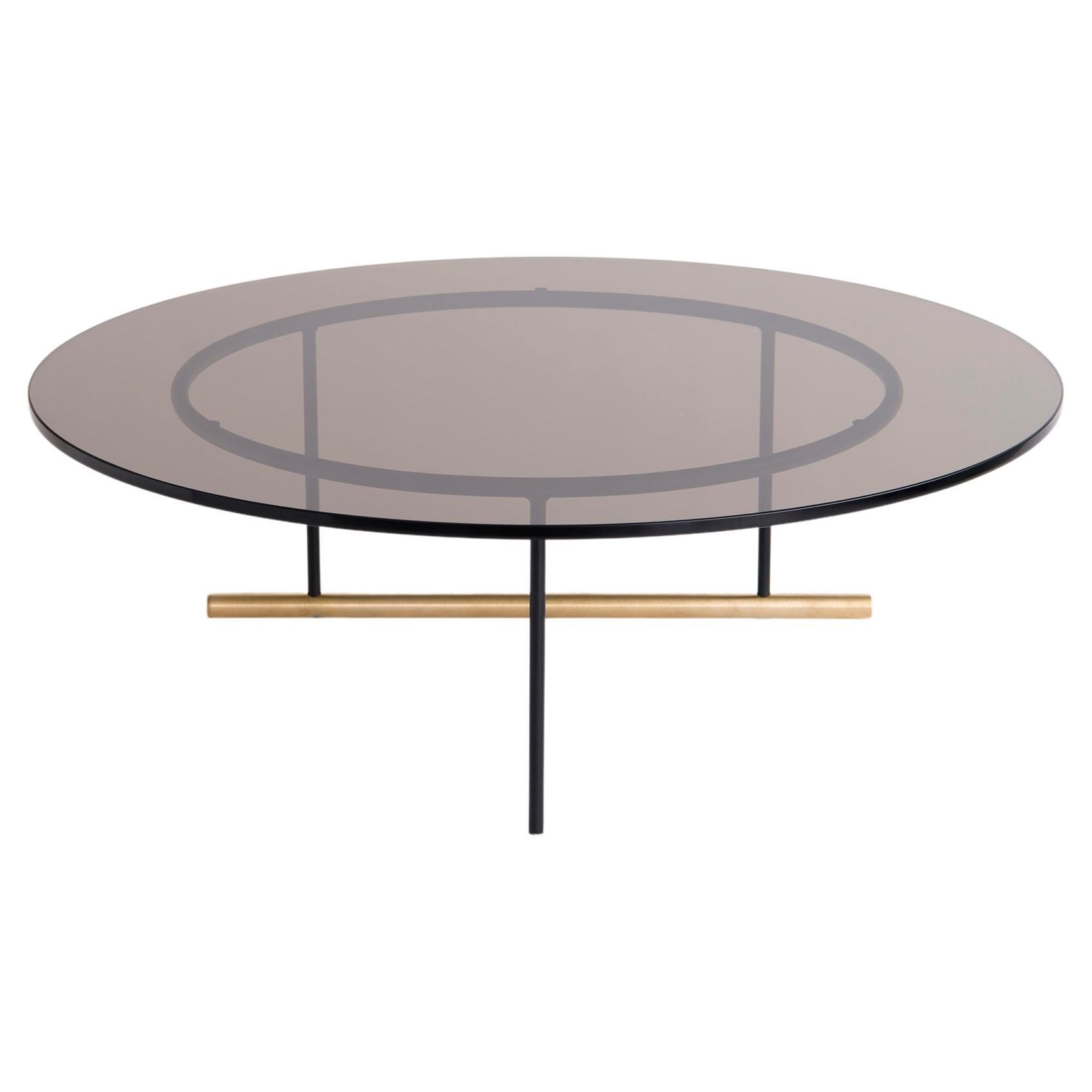 Icon Large Glass Coffee Table by Phase Design For Sale