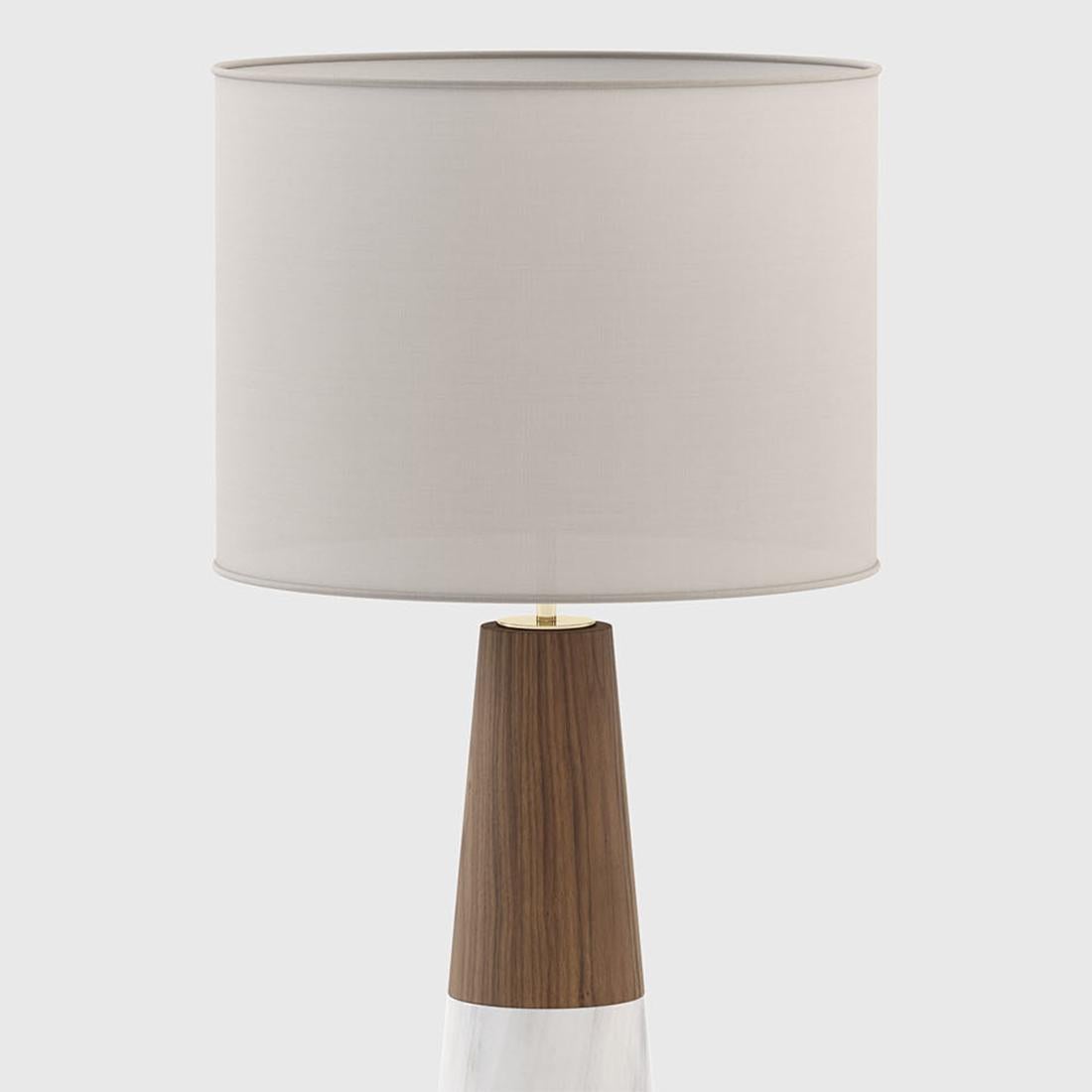 Spanish Icon Marble Table Lamp For Sale