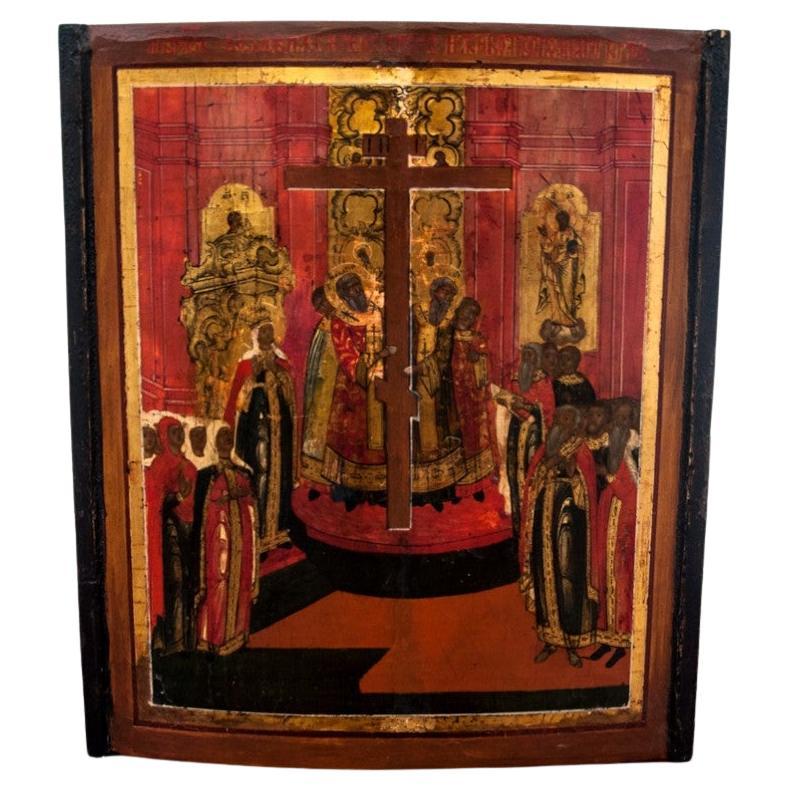 Icon of the Exaltation of the Lord's Cross. For Sale