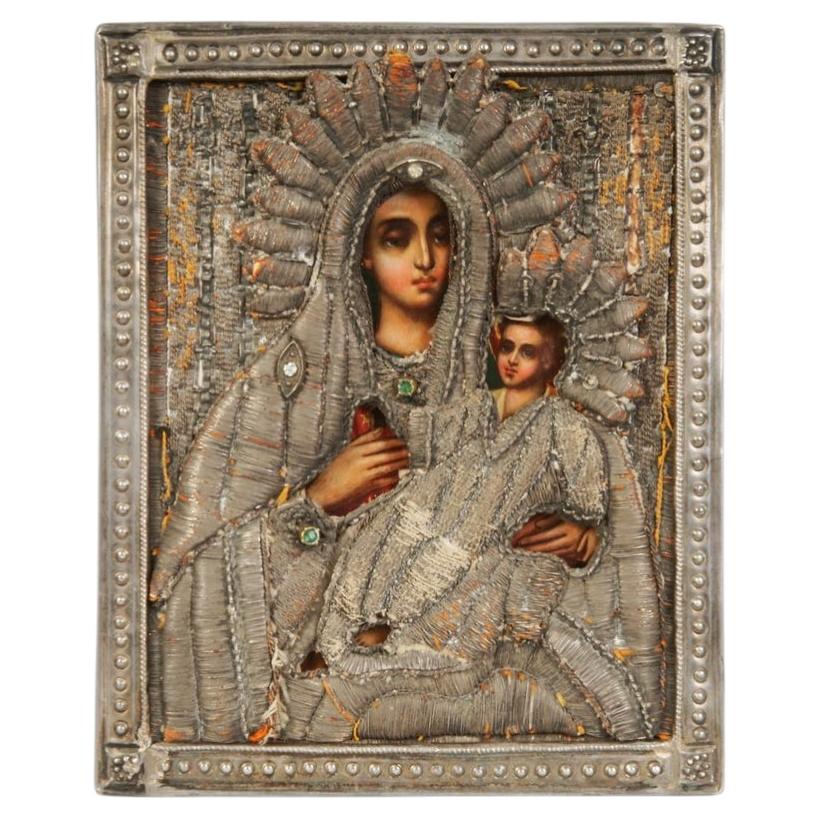 Icon of the Kozelshchanskaya Mother of God, Russia, Second Half of 19th Century
