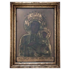 Icon of the Mother of God and Baby Jesus