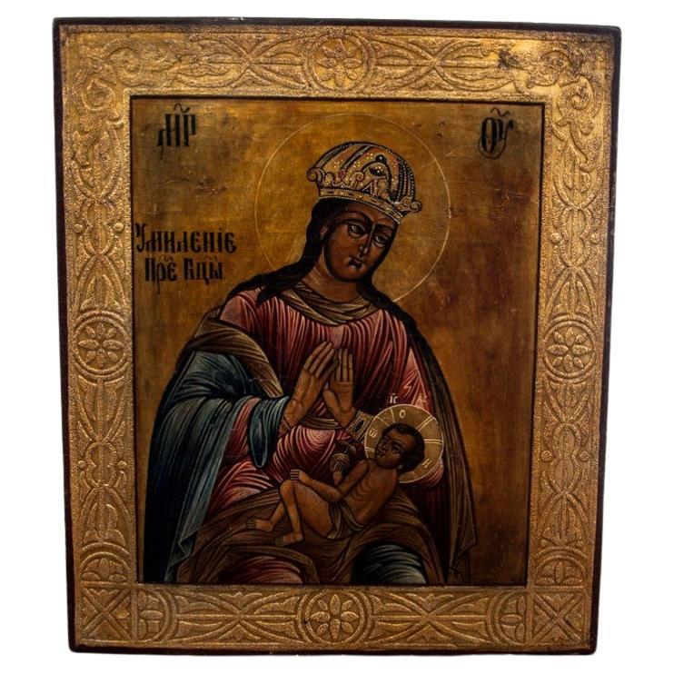 Umilenije, Ikone der Mutter des Gottes, „Balkinska“. im Angebot