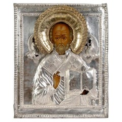 Icon "Saint Nicholas the Miracleworker", Russia, Late 19th C.
