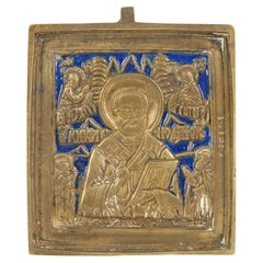 Icon "Saint Nicholas the Miracleworker", Russian Empire, end of 19th - beg. 20th