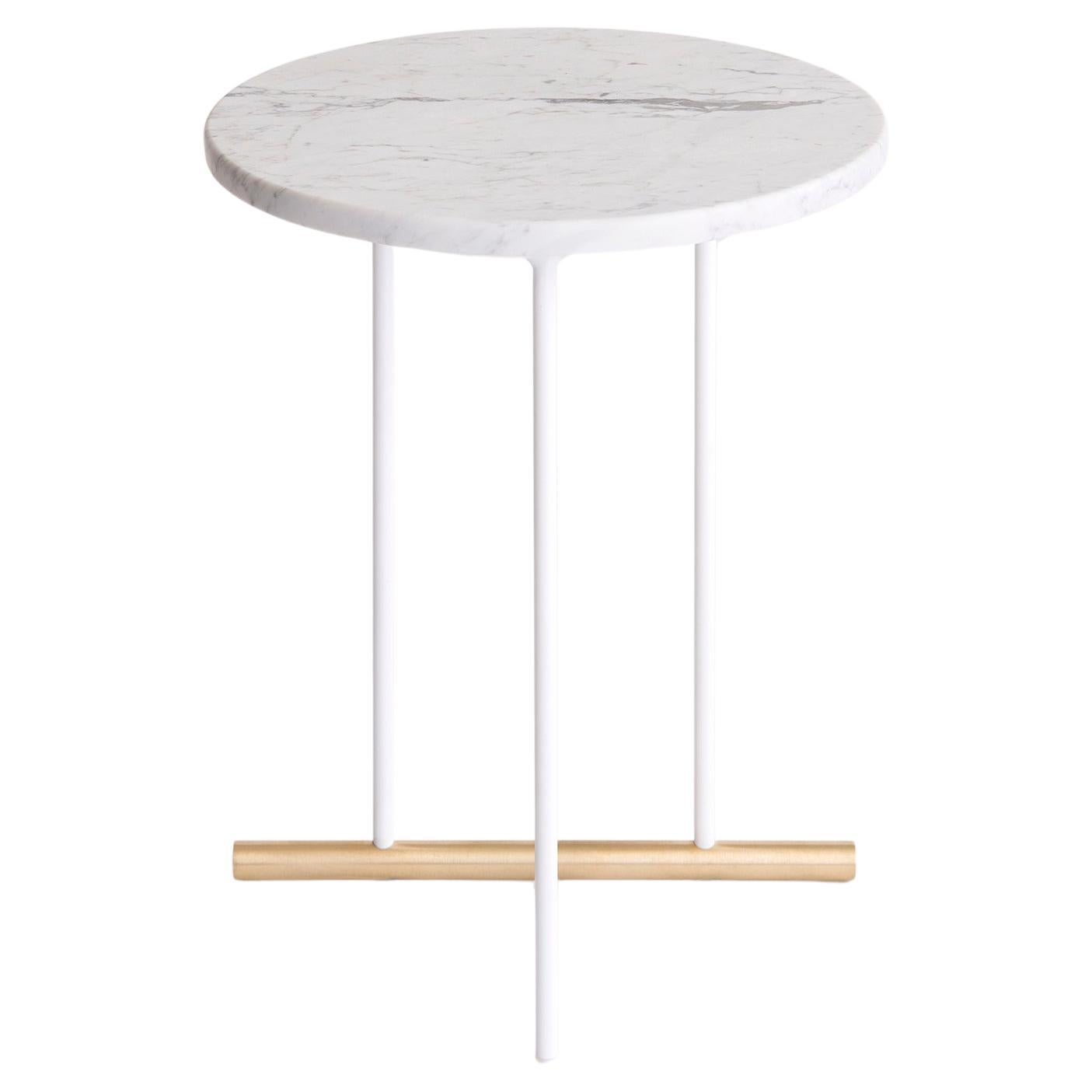 Icon Side Table 15" by Phase Design, with Marble Top
