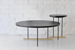 Icon Side Table 15" by Phase Design, with Wood Top