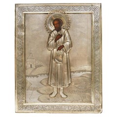 Icon "Simeon of Verkhoturye", НГ, Russia, 1899 - 1908