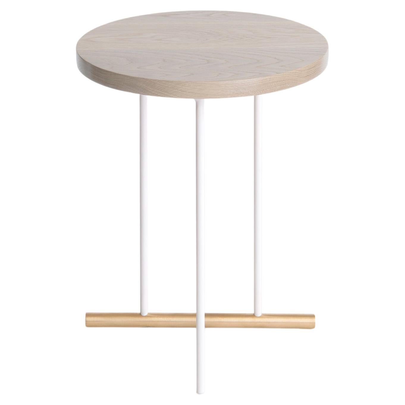 Icon Small White Oak Side Table by Phase Design