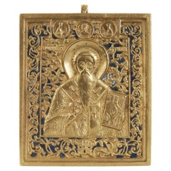 Icon "St. Antipius", Russia, Second Half of 19th Century