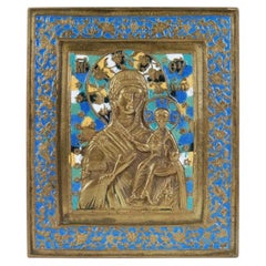 Icon "The Virgin of Smolensk", Russia, Second Half of 19th Century