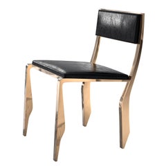 "Icona" Chair with Bronze, Hand Crafted, Istanbul