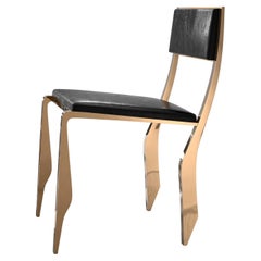 "Icona" Chair with Bronze, Hand Crafted, Istanbul