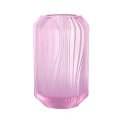 Jarrón «Icona» rosa cristal, 17 cm, de Kateřina Handlová, Rückl, diseño checo
