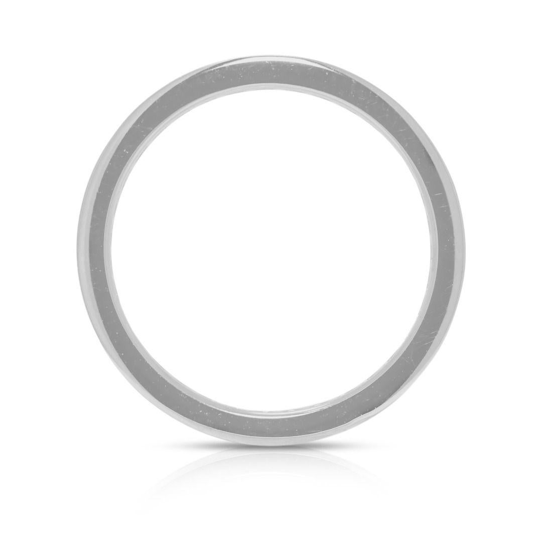 Iconic 0.36ct Natural Diamond Eternity 18K White Gold Ring by Cartier im Angebot 1