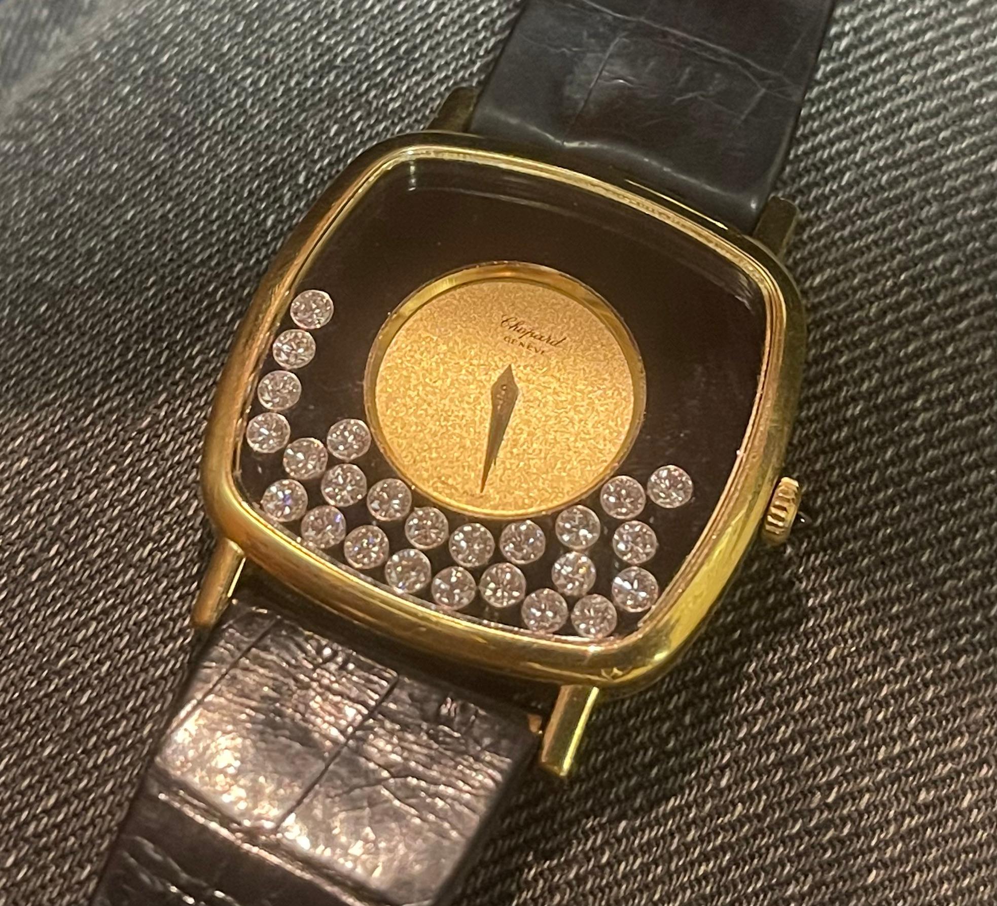 iconic 1. edition chopard happy diamonds for men For Sale 4