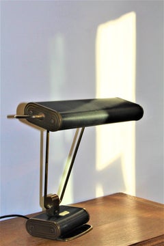 Lampe de bureau Art Déco moderniste emblématique de 1940 - Lampe de bureau - Eileen Gray Jumo French
