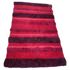 Iconic 1950s Vintage Swedish Rya Rug, Authentic Mid-Century, 3.7' x 5.9' - 1B978