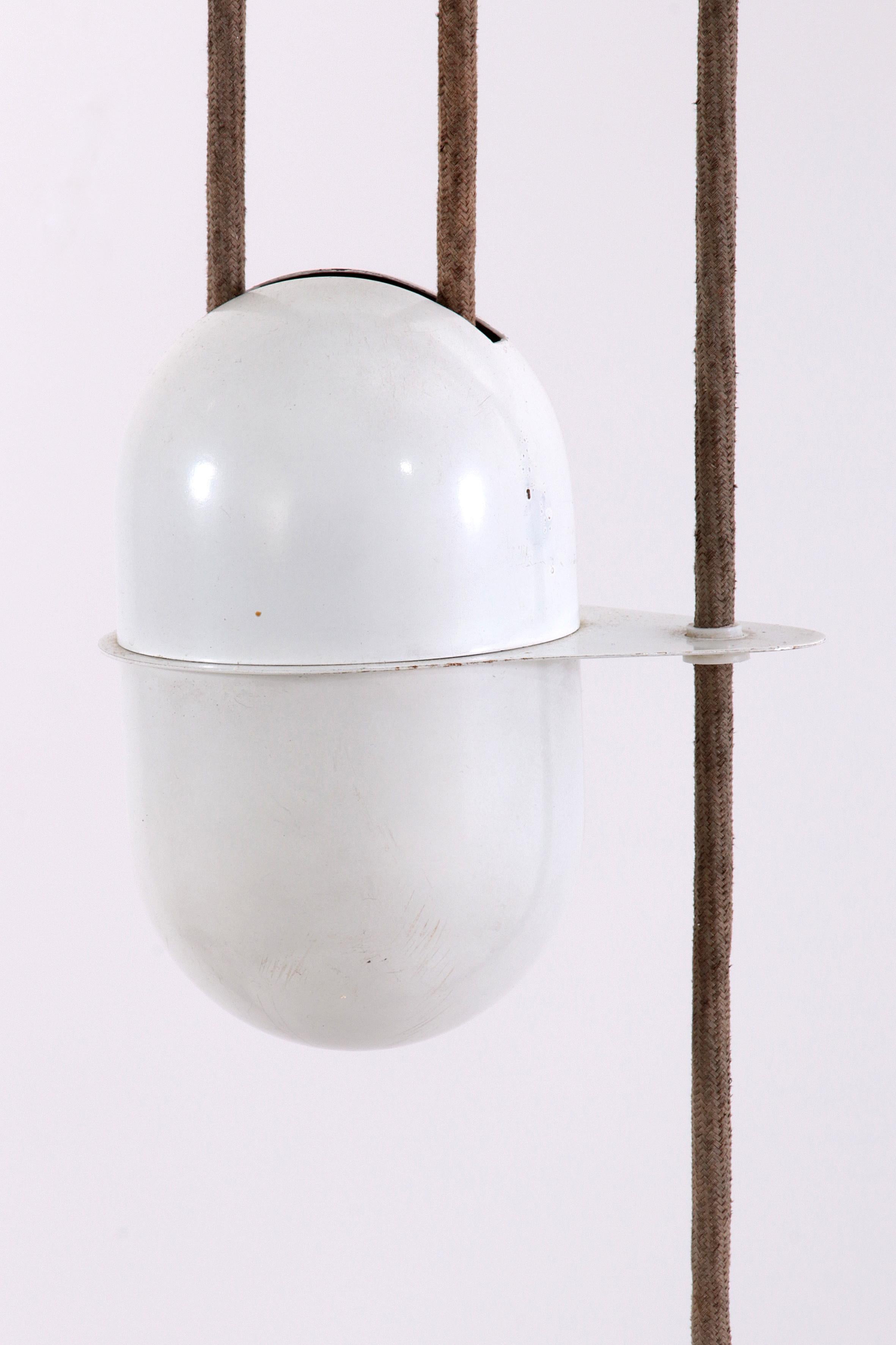 Lampada a sospensione di Goffredo Reggiani Iconic 1960s whit Counterweight in vendita 5