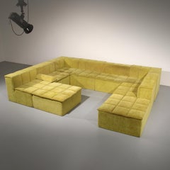 Iconic 1970 modular sofa modulaire elementen bank ‘green/lime velvet’