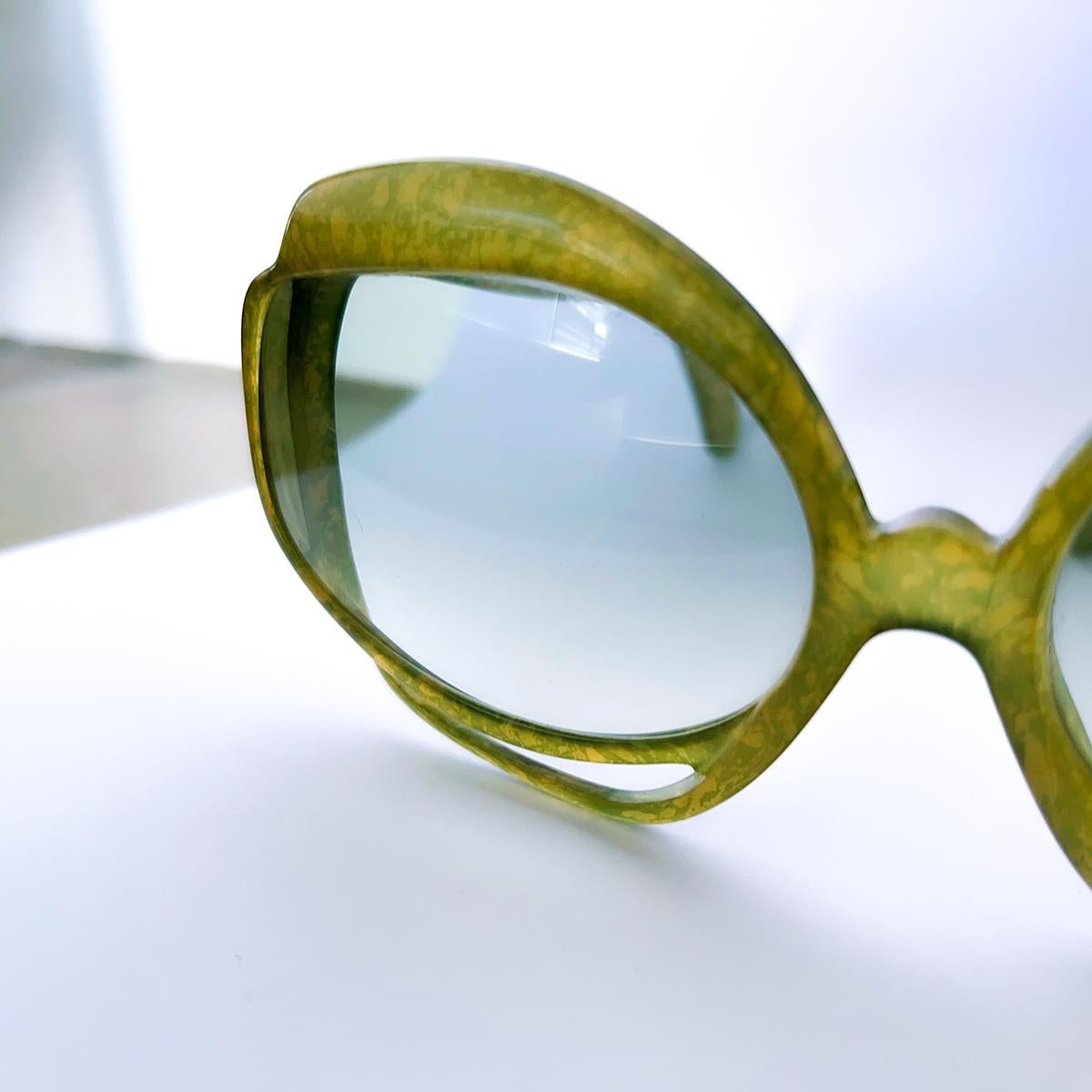 Iconic 1970s Christian Dior Sunglasses 2026 60s 70s Jade Optyl Oversize For Sale 5