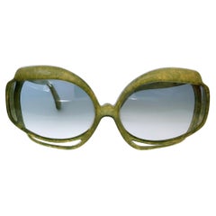 Vintage Iconic 1970s Christian Dior Sunglasses 2026 60s 70s Jade Optyl Oversize