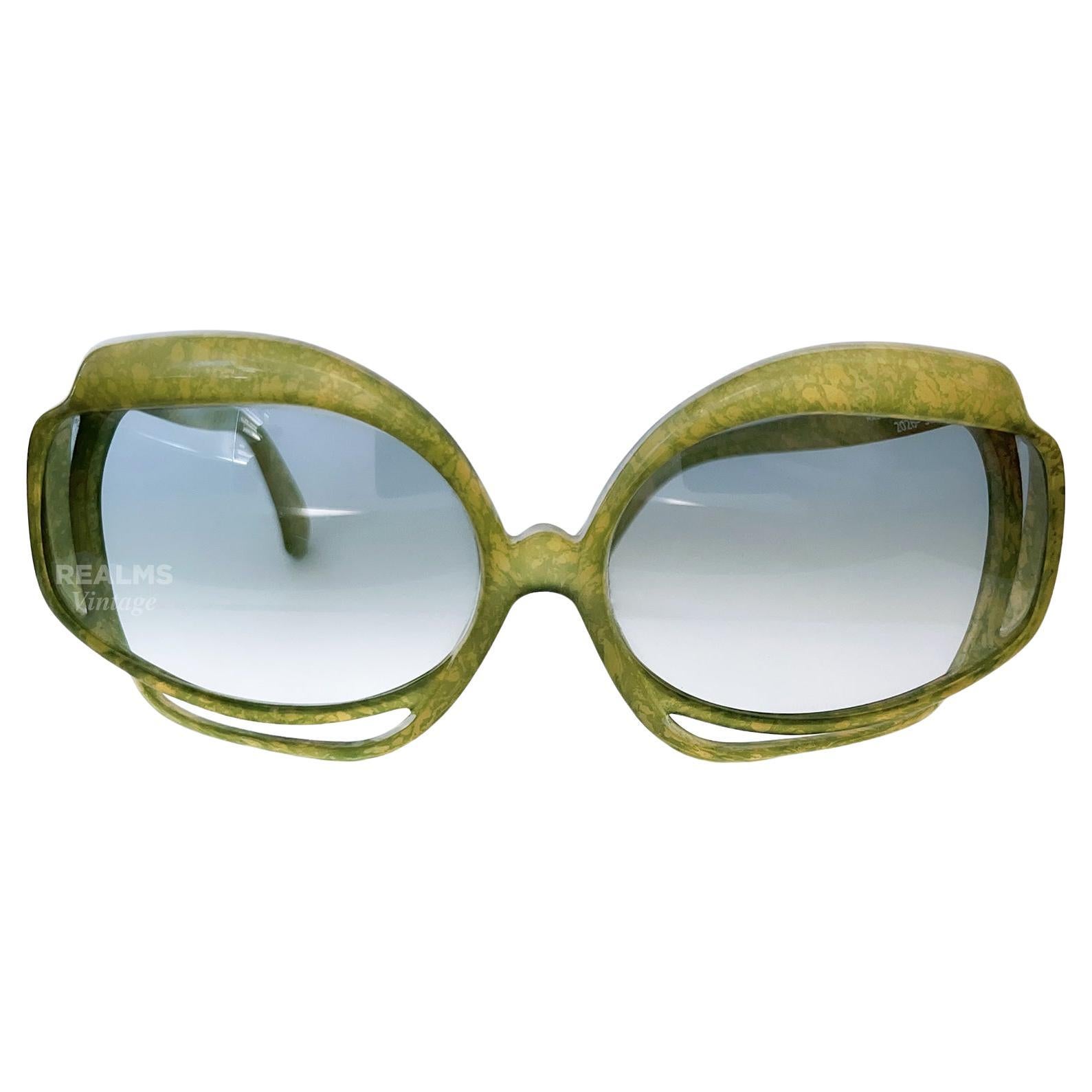 Iconic 1970s Christian Dior Sunglasses 2026 60s 70s Jade Optyl Oversize For Sale