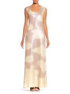 Iconic 1970's Halston Sequin Cloud Dress