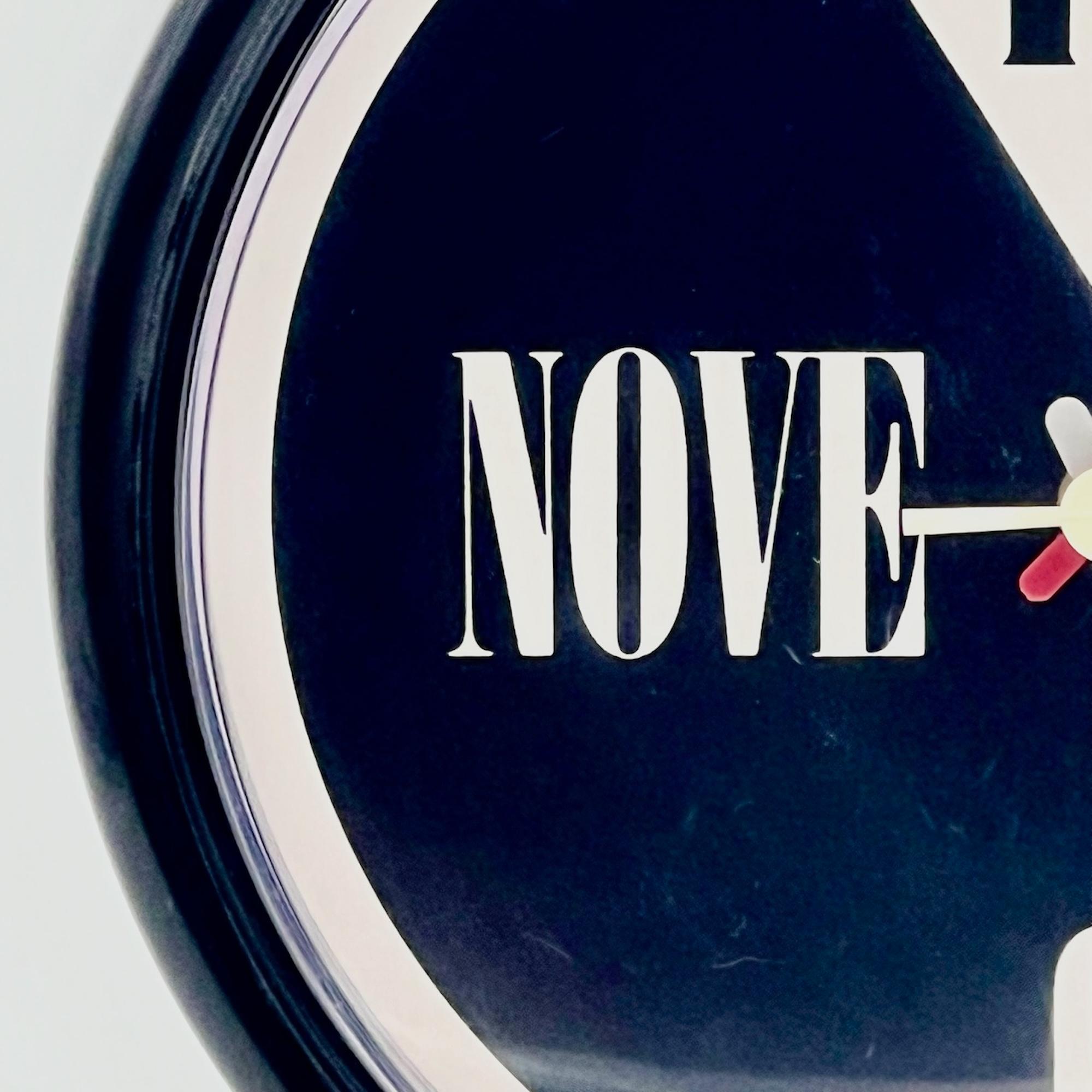 Icónico reloj de pared Veglia Borletti Milano de los años 80 - Decoración geométrica de estilo italiano en Bueno estado para la venta en San Benedetto Del Tronto, IT