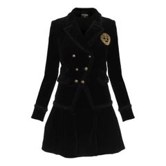 Iconic 2010 black velvet Chanel blazer