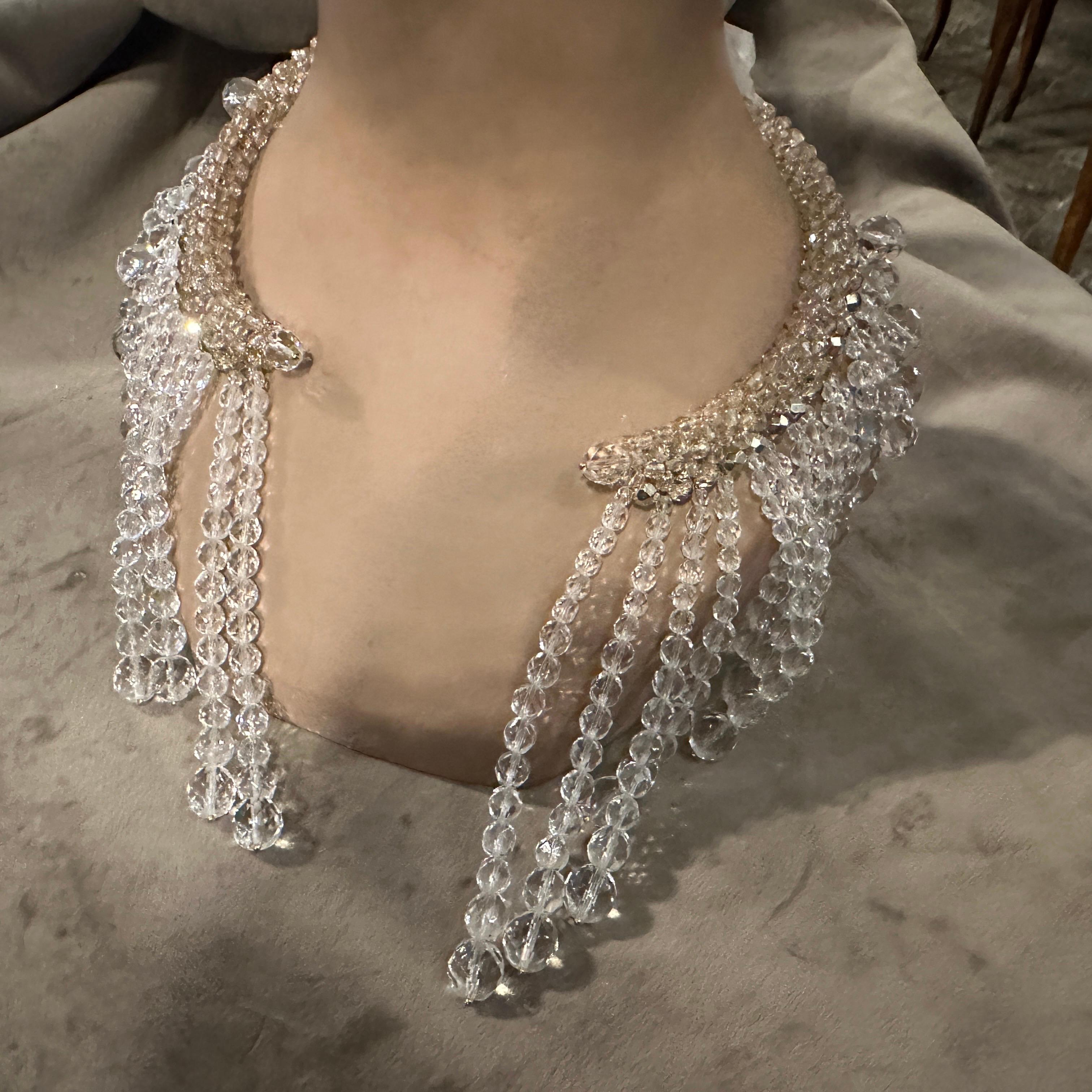 Collier iconique du 21e siècle en cristaux de perles multibrins par Coppola e Toppo en vente 10