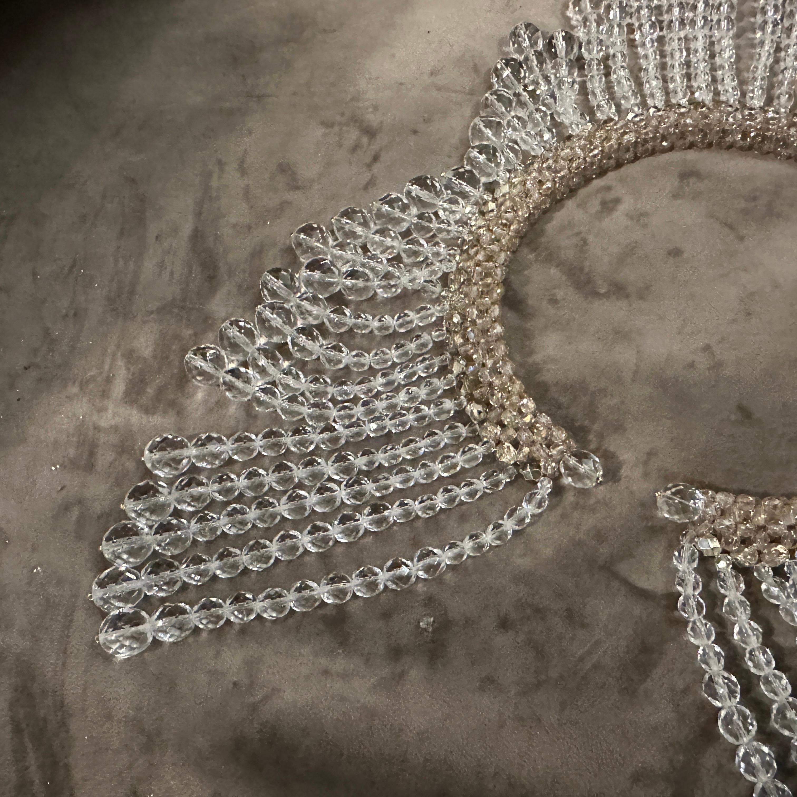 Collier iconique du 21e siècle en cristaux de perles multibrins par Coppola e Toppo en vente 1