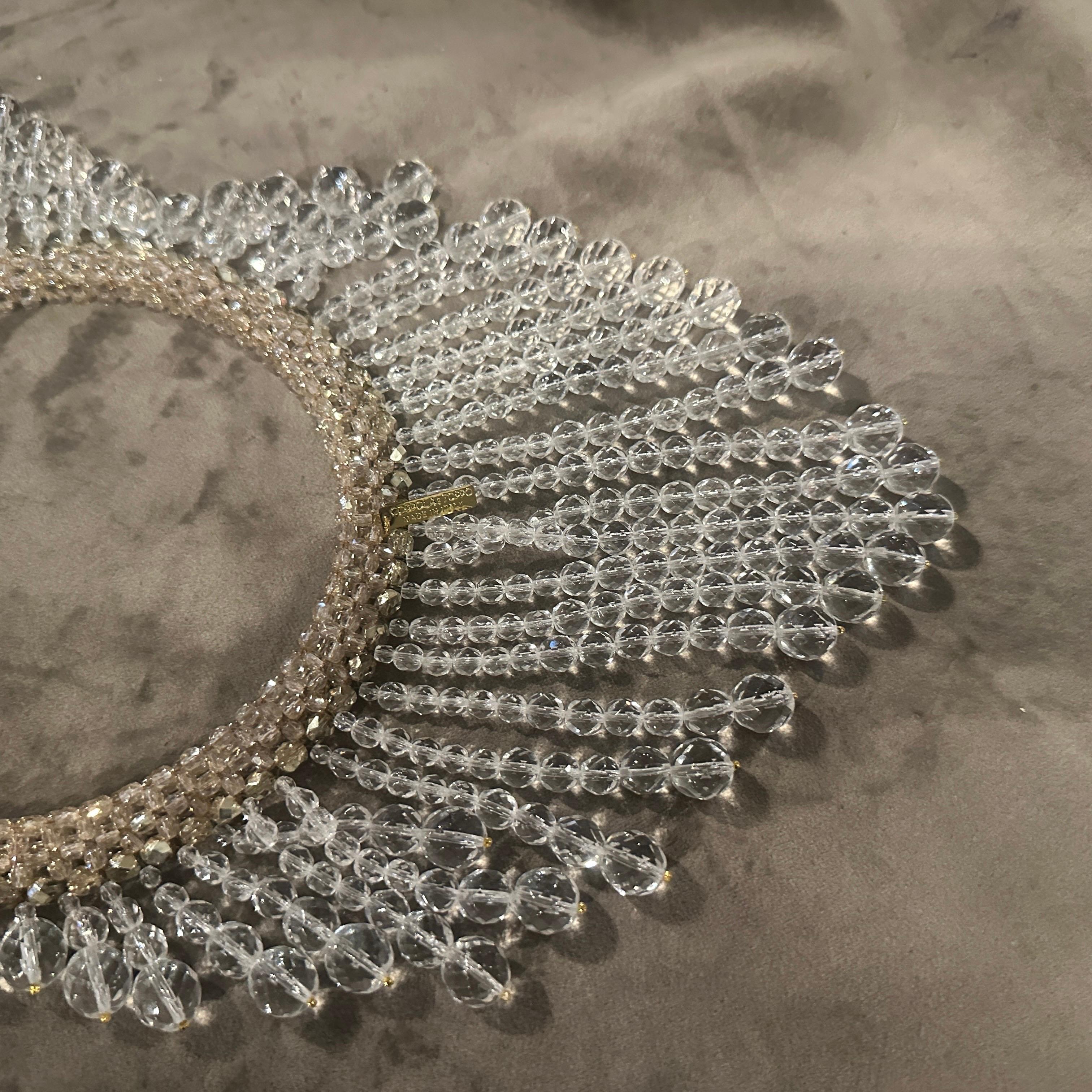 Collier iconique du 21e siècle en cristaux de perles multibrins par Coppola e Toppo en vente 2