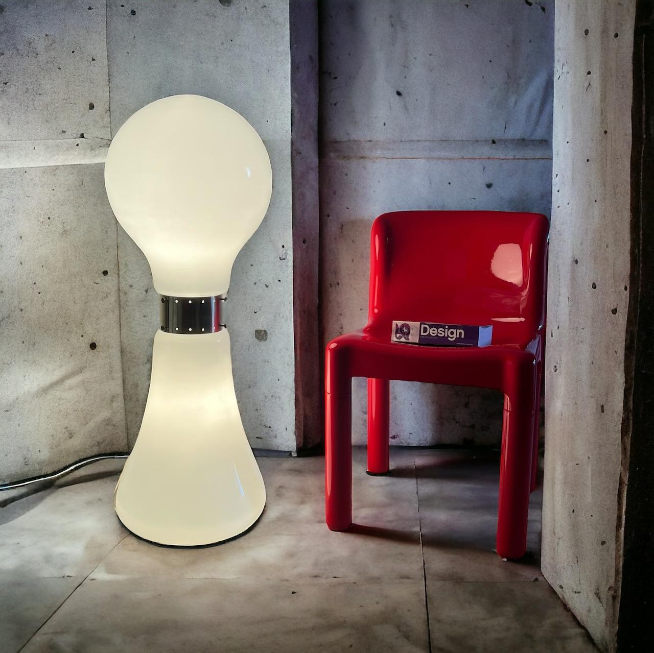 Iconic 70s 'Birillo' Floor Lamp - Hand-Blown Murano Glass, Italian MCM Design 6