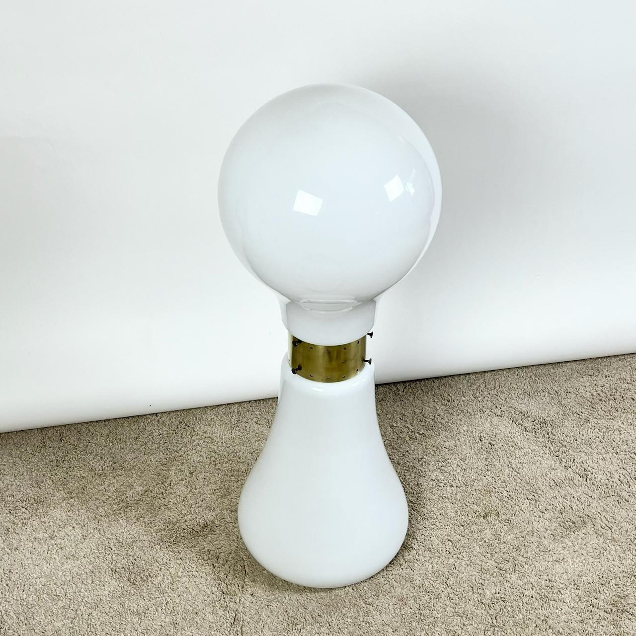 Mid-Century Modern Iconic 70s 'Birillo' Floor Lamp - Hand-Blown Murano Glass, Italian MCM Design