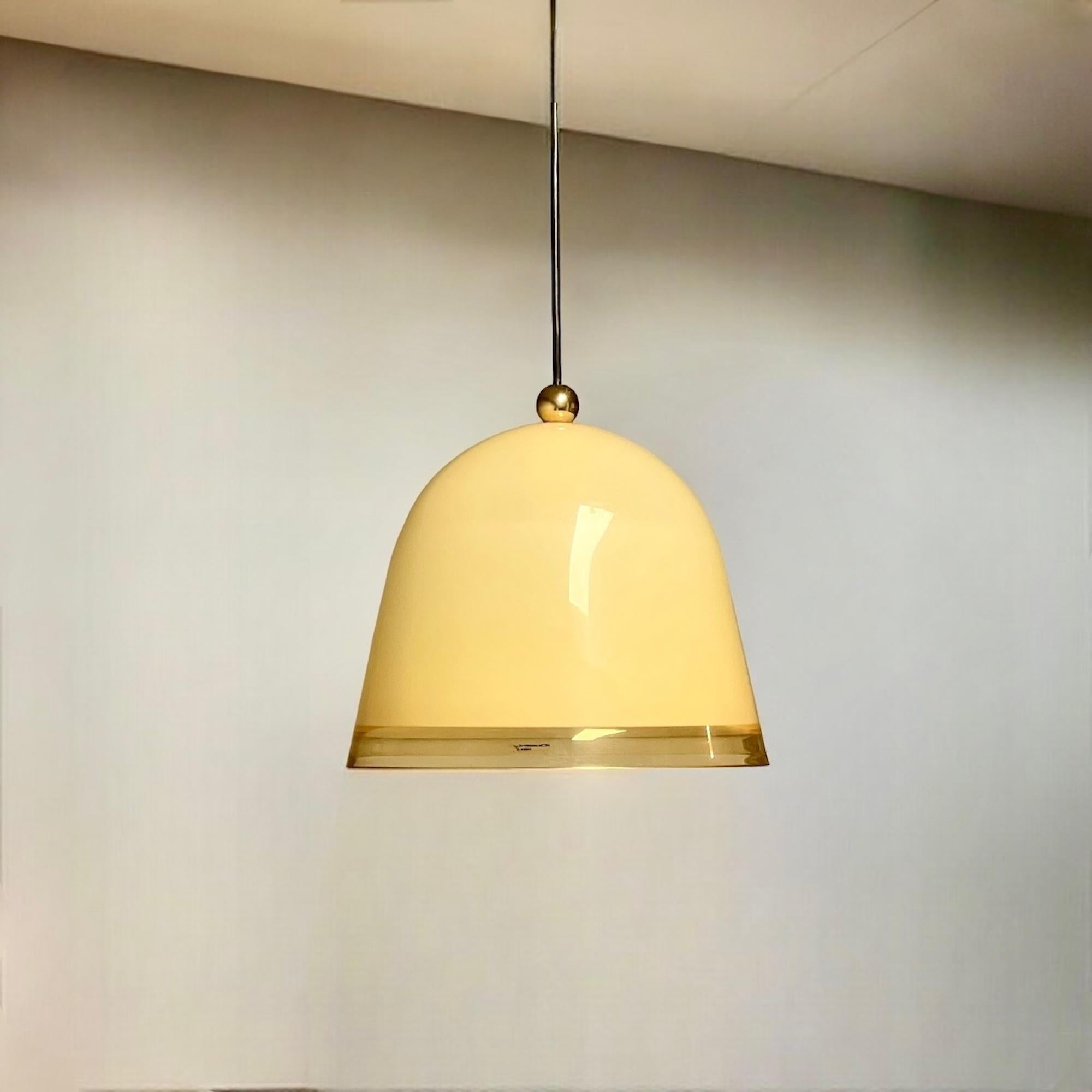 Late 20th Century Iconic 70s Franco Bresciani iGuzzini ‘Kuala’ Hanging Lamp - MCM Italian Lighting