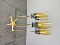 Suspension icône à 5 lampes, style « Space Age » des années 70